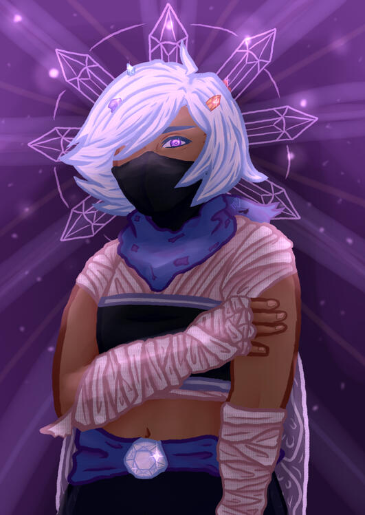 Chiki's (@chikismad.bsky.social) OC. Chiki's (@chikismad.bsky.social) OC.